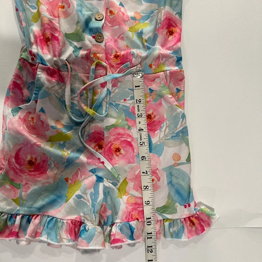 Floral Multicolor Romper Size 8.‎